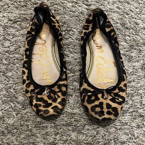 Sam Edelman Animal Print Flats with Bow